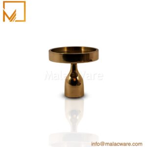 Brass Pillar Candle Holder