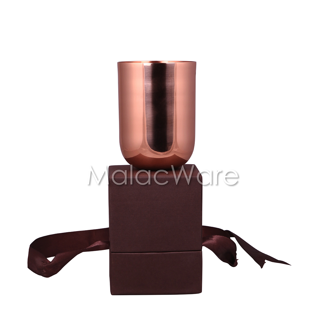 Private Label Candle Gift Box Packaging Brown