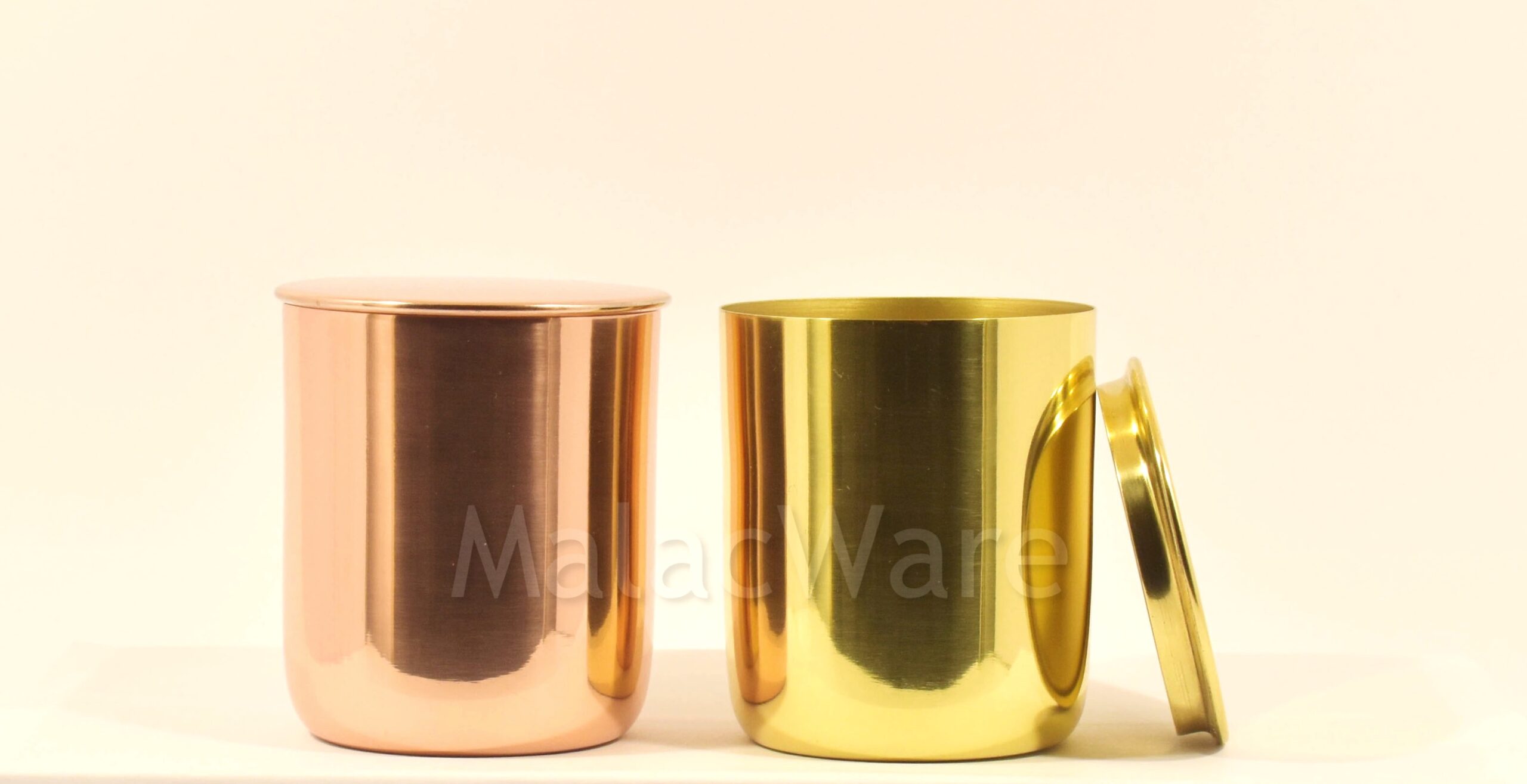 Wholesale luxury metal candle jars
