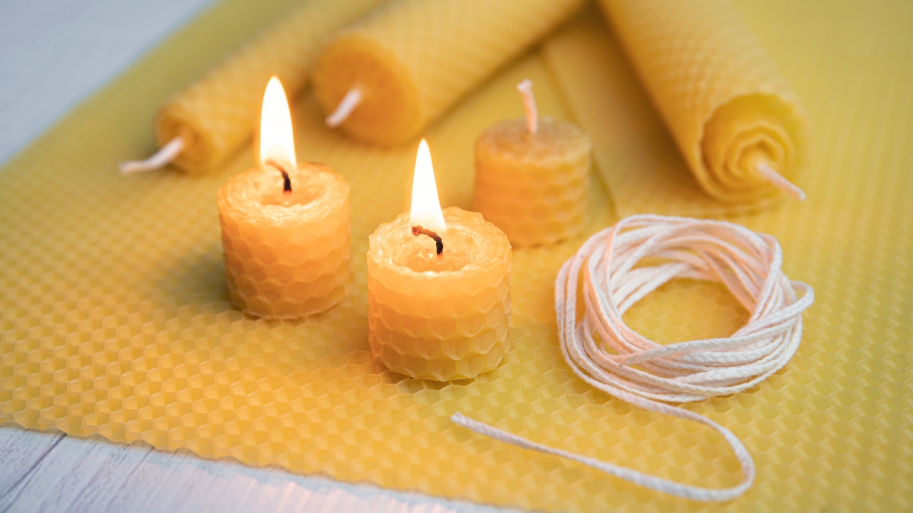 Beeswax Candle