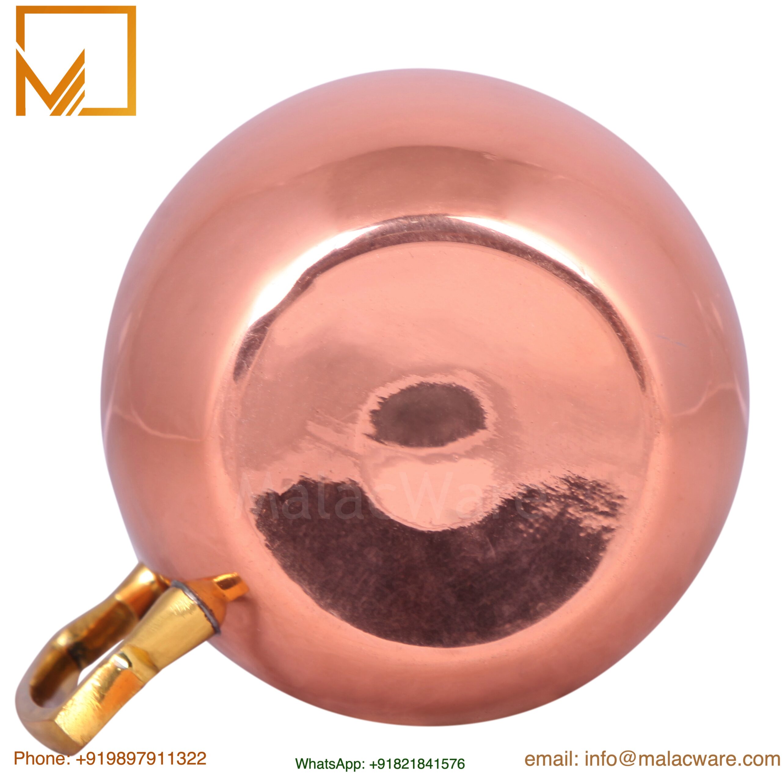 500ml Moscow Mule Mug- Pure Copper with Nickel Lining 3 500ml Moscow Mule Mug- Pure Copper with Nickel Lining - Image 3