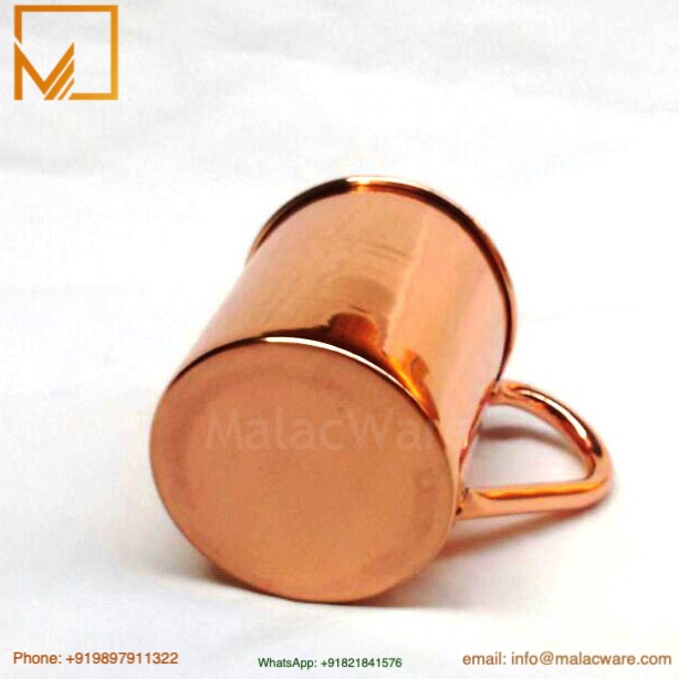 Pure Copper Mug 200 ml (7 Oz)- Handcrafted Drinkware for Daily Use 4 Pure Copper Mug 200 ml (7 Oz)- Handcrafted Drinkware for Daily Use - Image 4