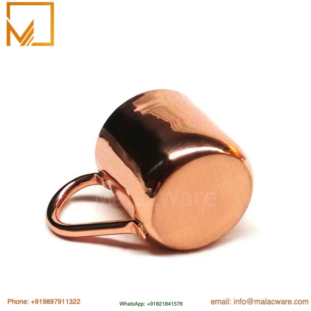 Pure Copper Mug 200 ml (7 Oz)- Handcrafted Drinkware for Daily Use 3 Pure Copper Mug 200 ml (7 Oz)- Handcrafted Drinkware for Daily Use - Image 3