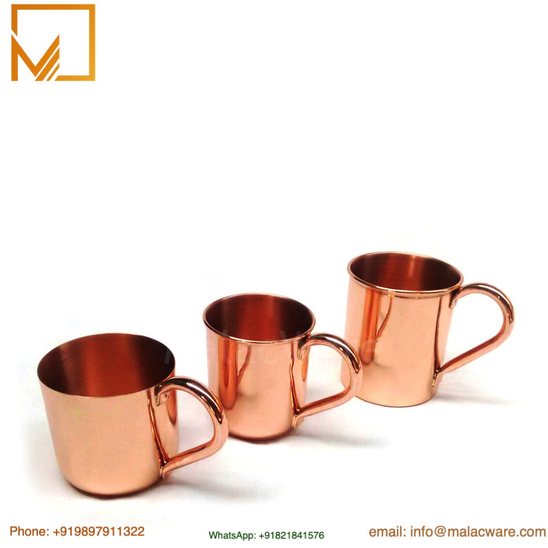 Flat Bottom Pure Copper Mug 250 ml with Handle- Handcrafted Indian Drinkware 4 Flat Bottom Pure Copper Mug 250 ml with Handle- Handcrafted Indian Drinkware - Image 4