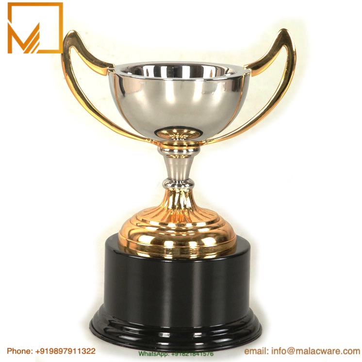 Home 18 Double Handle Brass Metal Trophy