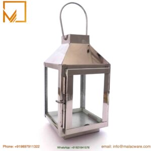 Square Shape Decorative Lantern with Handle
