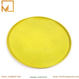 Decorative Yellow Stainless Steel Home Tray