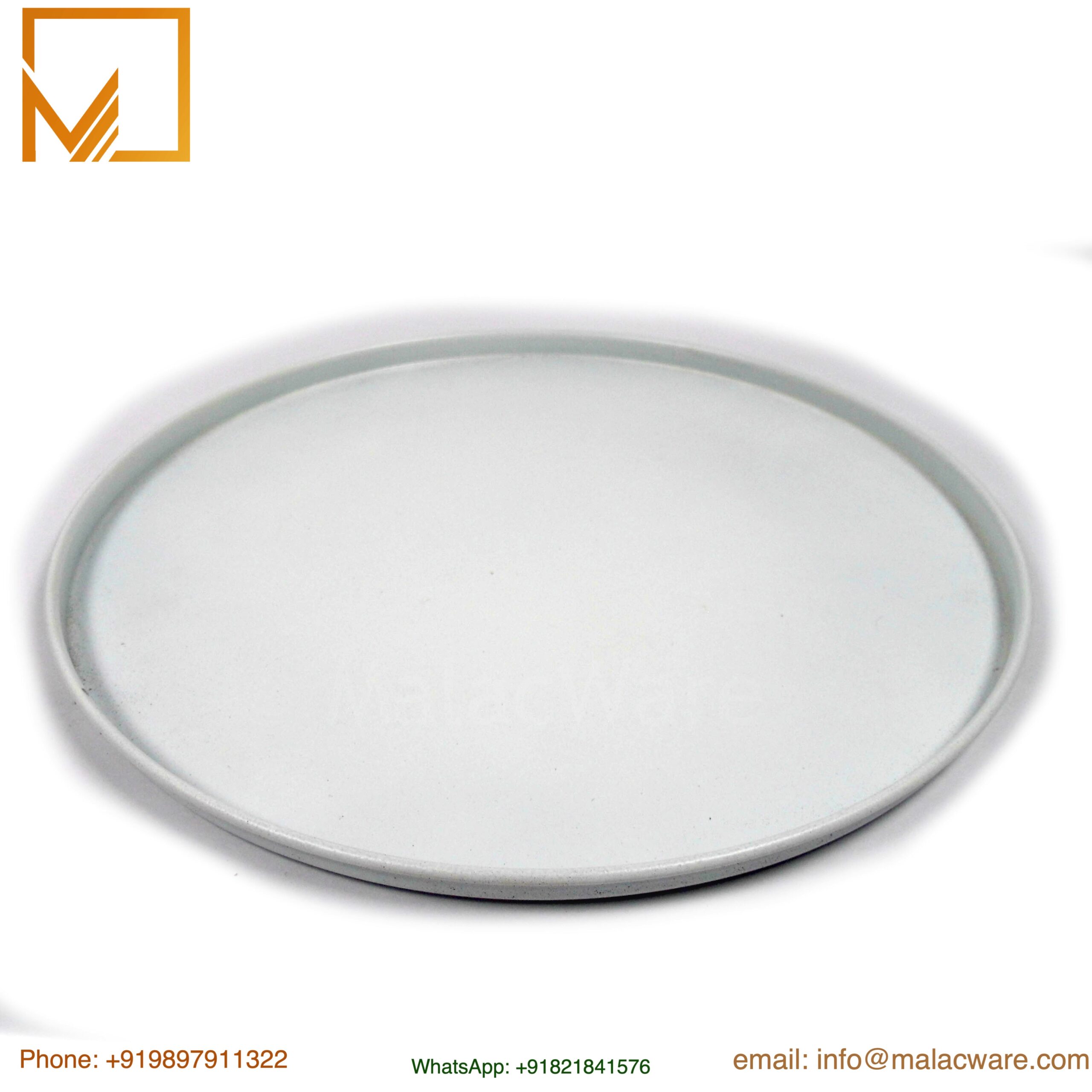 White Decorative Steel Tray for Home Styling