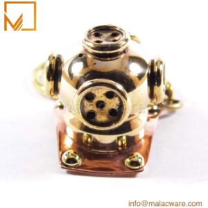 Premium Brass & Copper Nautical Keychain