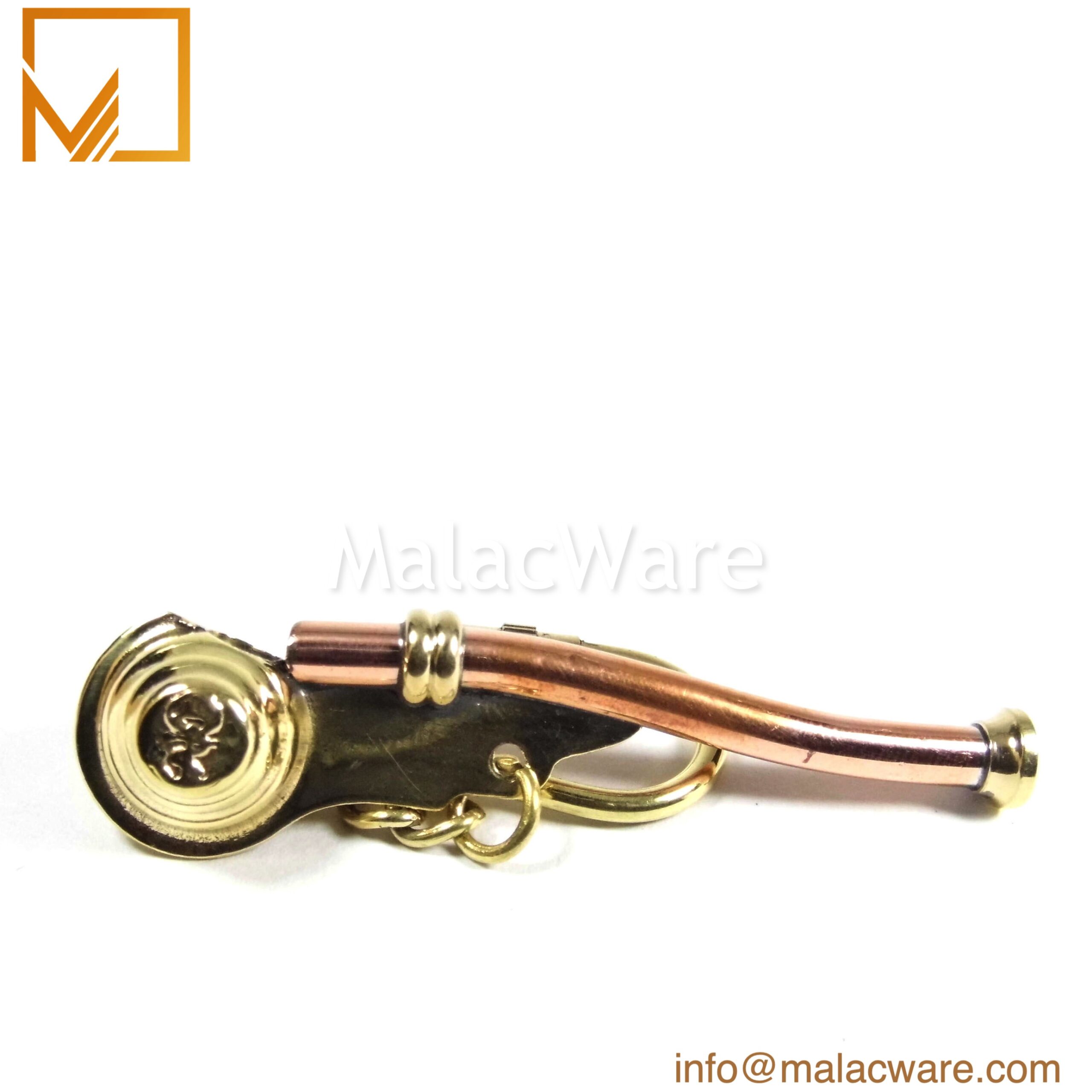 Luxury Brass Nautical Whistle Keychain – Marine Gift Accessory 3 Luxury Brass Nautical Whistle Keychain – Marine Gift Accessory - Image 3