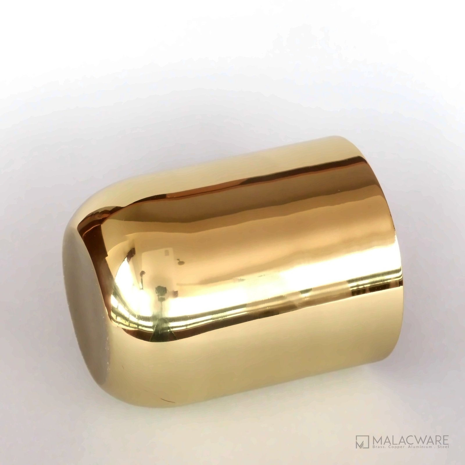 Gloss Gold Tall U-Shape Candle Jar for 350 g Wax (12.3 oz) 5 M150024-GD gold tall u-shape candle jar for 350 g wax (12.3 oz), additional view