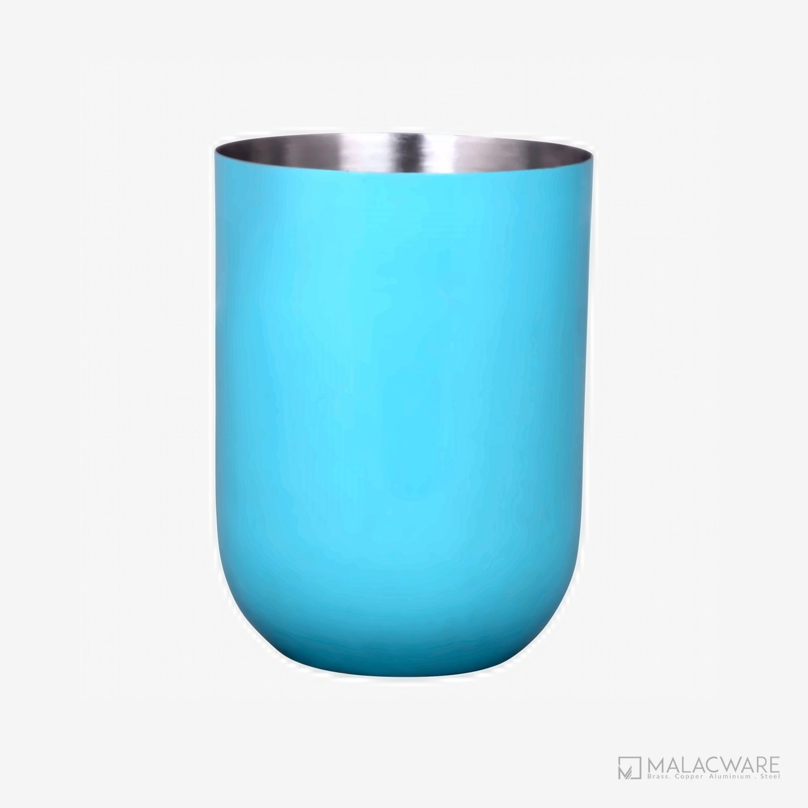 Gloss Gold Tall U-Shape Candle Jar for 350 g Wax (12.3 oz) 8 M150024-GD gold tall u-shape candle jar for 350 g wax (12.3 oz) shown in custom Pantone colour, available to order