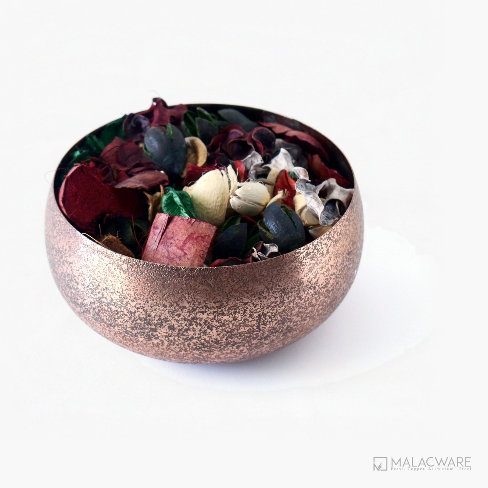 Textured Copper Decorative Bowl 17cm | Wholesale and Export 1 textured copper decorative bowl 17cm wholesale export India home decor