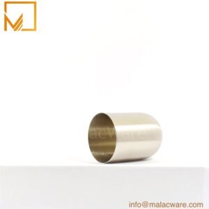 M150022-SV polished stainless steel U-shape candle jar for 240 g wax, 7 x 8.9 cm, view 3