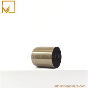 M150034-BK-MT matte black round base candle jar for 260 g wax, 7 x 8.3 cm