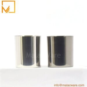 M150064-BK-MT matte black flat base candle jar for 500 g wax, 9 x 10.8 cm
